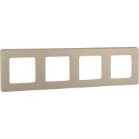 Рамка 4-м Inspiria шампань IEK 673968