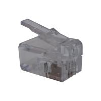 Коннектор 4P4C (RJ-11) (уп.100шт) SUPRLAN 10-0229