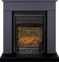 Royal Flame Каминокомплект Bergen (Разборный) - Серый графит (Ширина 900 мм) с очагом Majestic FX M Black RC