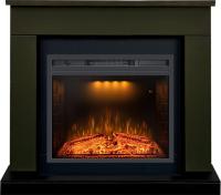 Royal Flame Каминокомплект Bergen 23 (Разборный) - Темная олива с очагом Emerald 23