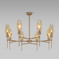 Люстра на штанге Eurosvet 60143/8 латунь