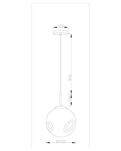 Подвесной светильник Moderli V2080-P Amo 1*E27*60W подвесной