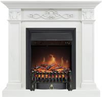 Royal Flame Каминокомплект Verona - Белый дуб с очагом Fobos FX Black