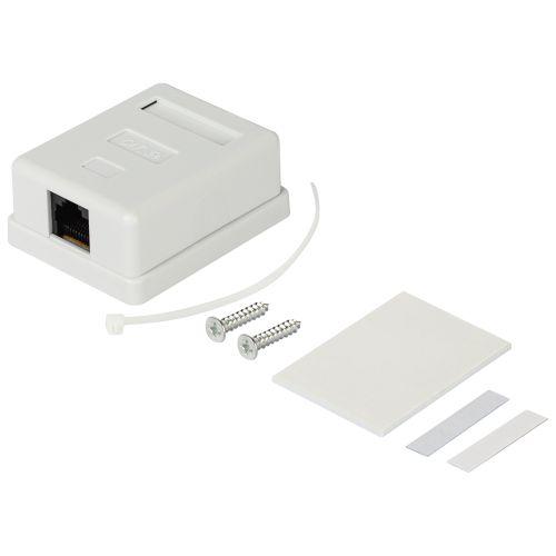 Розетка компьютерная 1-м RJ45 кат.5E неэкранир. Эра Б0056900