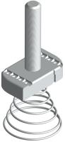 Болт STRUT 8х60 с конусной пружиной TDZ EKF stbkp8x60-TDZ
