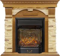 Royal Flame Каминокомплект Dublin -  Дуб / Сланец с очагом Majestic FX M Black RC