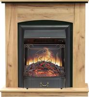 Royal Flame Каминокомплект Barcelona (разборный) - Дуб золотой с очагом Majestic FX Black