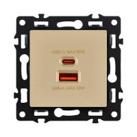 Розетка KOLLINGER AS-024GD