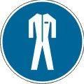 Знак M07 "Работать в защитной одежде" (200х200) пленка самоклеящаяся PROxima EKF an-m-07
