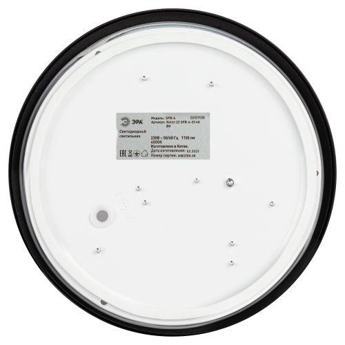 Светильник светодиодный Relict 22 SPB-6-20 4К BK 20Вт 4000К потолочн. черн. Эра Б0059508