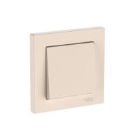 Выключатель 1-кл. AtlasDesign (сх. 1) 10AX быстрозажим. клем. в сборе беж. SE ATN000212S