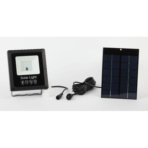 Прожектор светодиодный 20Вт 5000К 350лм IP65 уличный с датчиком движения солнечная батарея ПДУ Эра Б0049545