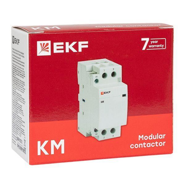 Контактор модульный КМ 50А 2NО (2 мод.) EKF km-2-50-20