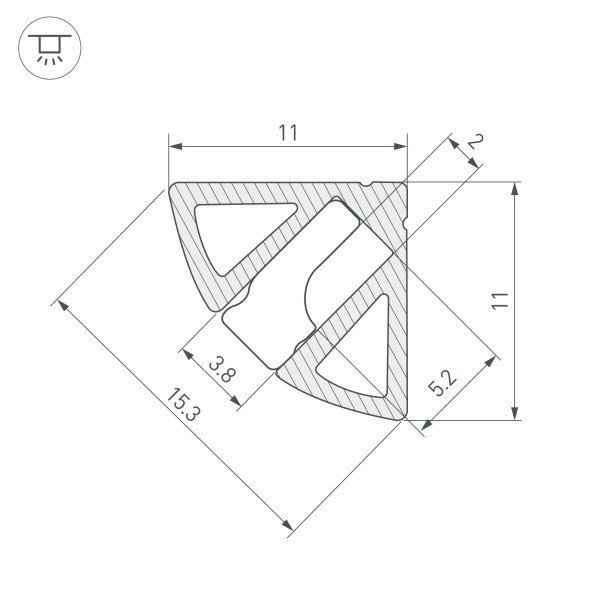 Профиль Arlight 038197