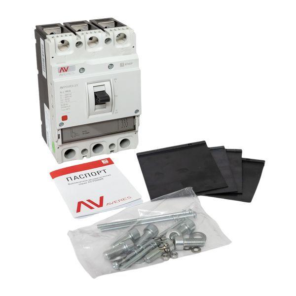 Выключатель автоматический 100А 80кА AV POWER-2/3 TR AVERES EKF mccb-23-100H-TR-av
