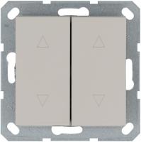 Выключатель для жалюзи 2-кл. 10А IP20 механизм тауп Jasmart G3028T