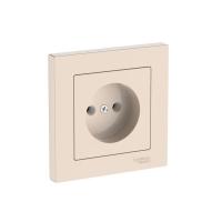 Розетка AtlasDesign 16А без заземл. быстрозажим. клем. в сборе беж. SE ATN000240S