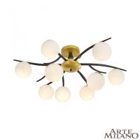 Накладная люстра Arte Milano 273408/9 BK/GD