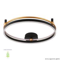 Накладной светильник Crystal Lux FERNANDO PL72W LED BLACK/GOLD