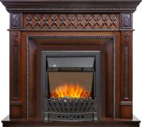 Royal Flame Каминокомплект Alexandria - махагон коричневый антик с очагом Aspen Black