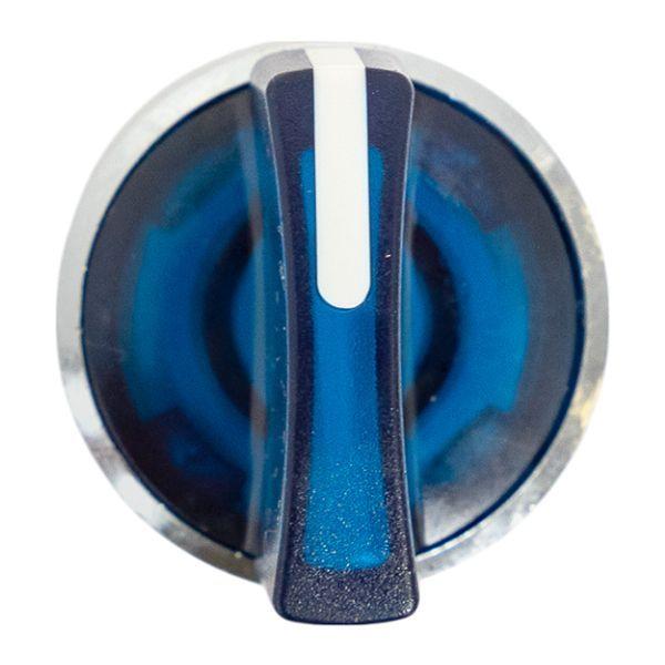 Механизм переключателя исполнительный ХB4 син. на 3 положения с фиксацией с подсветкой с короткой ручкой IP65 EKF XB4BD3FL-B-65