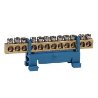 Шина нулевая тип Стойка OptiKit BB-S-N-DIN-12-6х9 син. КЭАЗ 277830