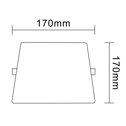 Светильник светодиодный LED 12-24-4K 24Вт 4000К встраив. квадратный регулируемый ЭРА Б0054328