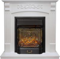 Royal Flame Каминокомплект Sorrento угловой - Белый дуб с очагом Majestic FX M Black RC