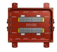 Коробка КС-40 УХЛ1.5 IP65 метал. заглушки ГОФРОМАТИК/ЗЭТАРУС zeta30356