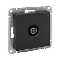 Розетка телевизионная проходная TV СП Эпика механизм черн. EKF UP1-SOB-TV-2