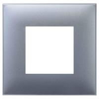 Рамка 1-м 2мод. Avanti "Закаленная сталь" DKC 4404902