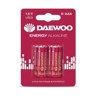Элемент питания алкалиновый AAA/LR03 1.5В Energy Alkaline BL- 6 (блист. 6шт) DAEWOO 5057081