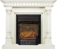 Royal Flame Каминокомплект Dallas - Слоновая кость с патиной с очагом Majestic FX M Black RC