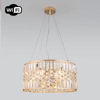 Подвесная люстра Eurosvet 10125/5 золото/прозрачный хрусталь Strotskis Smart