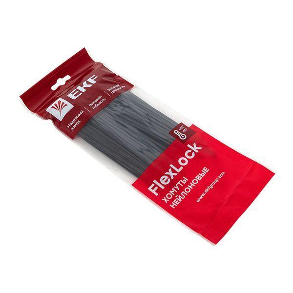 Хомут P6.6 3.6х150 FlexLock стандартный черн. (уп.100шт) PROxima EKF plc-fl-ctsb-3.6x150