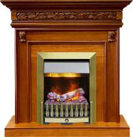 Dimplex Каминокомплект Valletta - Орех с очагом Danville Antique Brass FB2