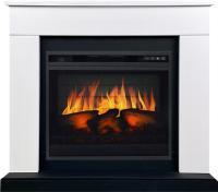 Royal Flame Каминокомплект Bergen 23 CRM (Разборный) - Белый с черным с очагом Vision 23 EF LED 3D FX