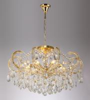Подвесная люстра Crystal Lux HOLLYWOOD SP-PL8 GOLD D800