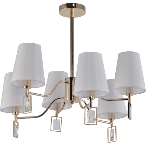 Люстра Cristal 2095-306 6хЕ14 40Вт классика Rivoli Б0062113