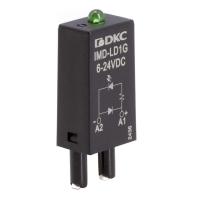 Модуль индикации и защиты LED зел.+диод (A1+) 6-24В DC DKC IMD-LD1G