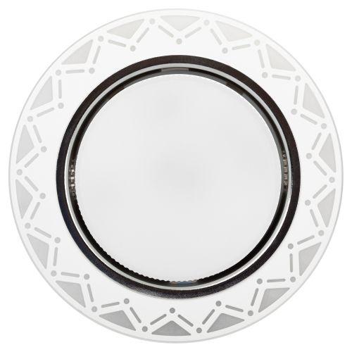 Светильник светодиодный точечный DK LD27 WH/WH GX53 декор со светодиод. подсветкой бел./бел. ЭРА Б0037388