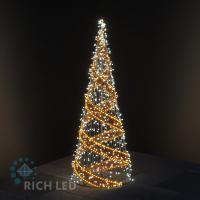 Спиральная елка, 210*80 см, 24В