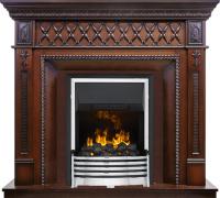 Dimplex Каминокомплект Alexandria - Махагон коричневый антик с очагом Flagstaff