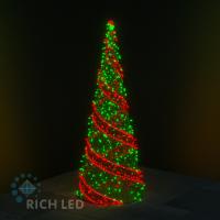 Спиральная елка, 210*80 см, 24В