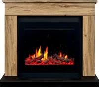 Royal Flame Каминокомплект Bergen 23 (Разборный) - Дуб галифакс с очагом 5D V-ART 25