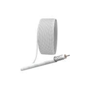 Кабель коаксиальный RG-6U 75 Ом CCS/(оплетка Al 48%) PVC бел. (уп.20м) Simple Эра Б0044599