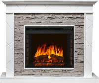 Royal Flame Каминокомплект Basel - Белый / Сланец серый с очагом Vision 23 EF LED FX