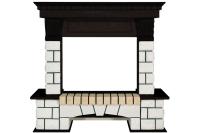 Royal Flame Портал Royal Flame Pierre Luxe - Белый / Венге