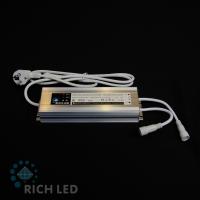 Блок питания импульсный 220/24 В, IP65, 300 Вт, белый провод 1.5 м