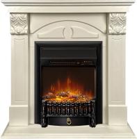 Royal Flame Каминокомплект Dublin (деревянный) RUSTIC (Разборный) - Слоновая кость с очагом Fobos FX M Black RC